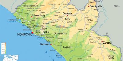 Изработка на мапа на Либерија